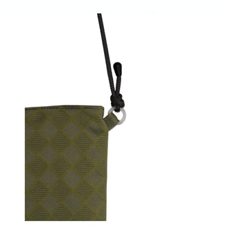 Fabric Cell Phone Holder - OLIVE DIAMOND