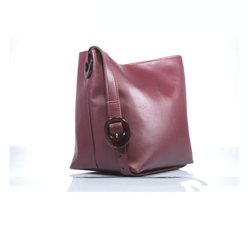 LUISA BURGUNDY shoulder bag