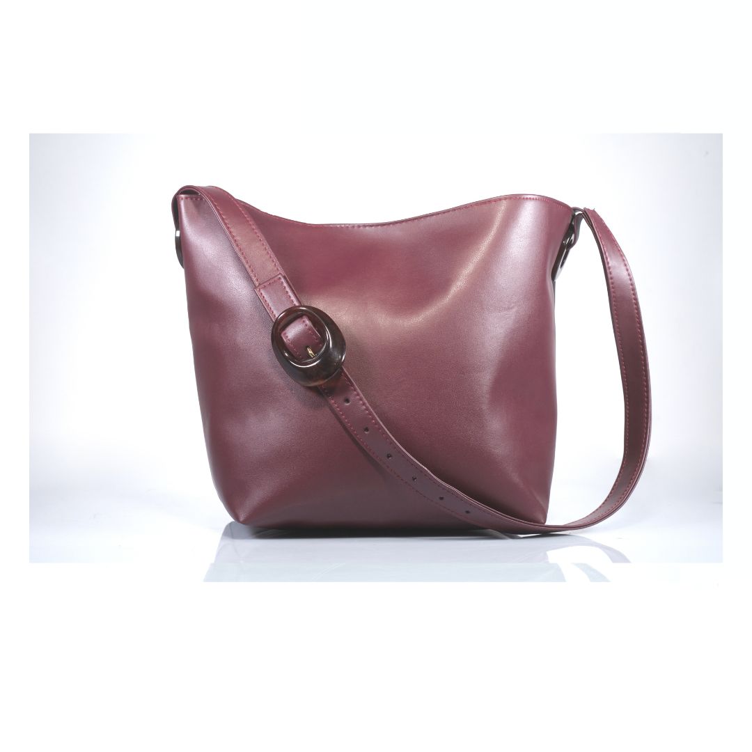 Borsa a tracolla LUISA BURGUNDY